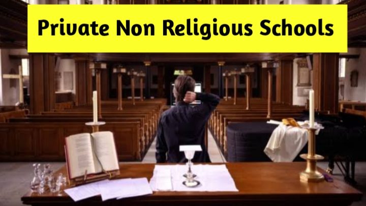 Non Religious Schools